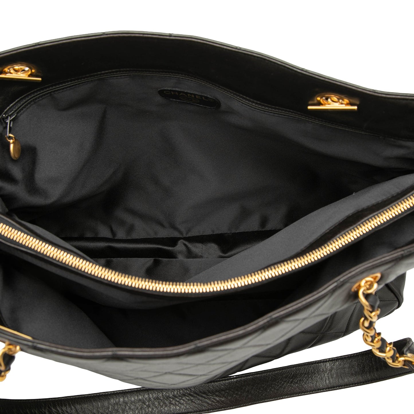 CC Quilted Lambskin Tote