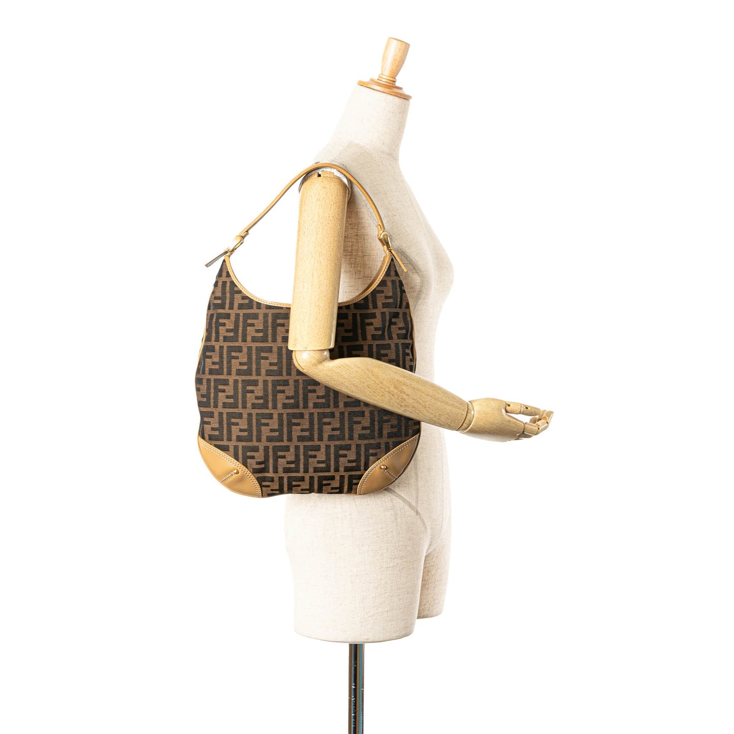 Fendi Zucca Canvas Hobo