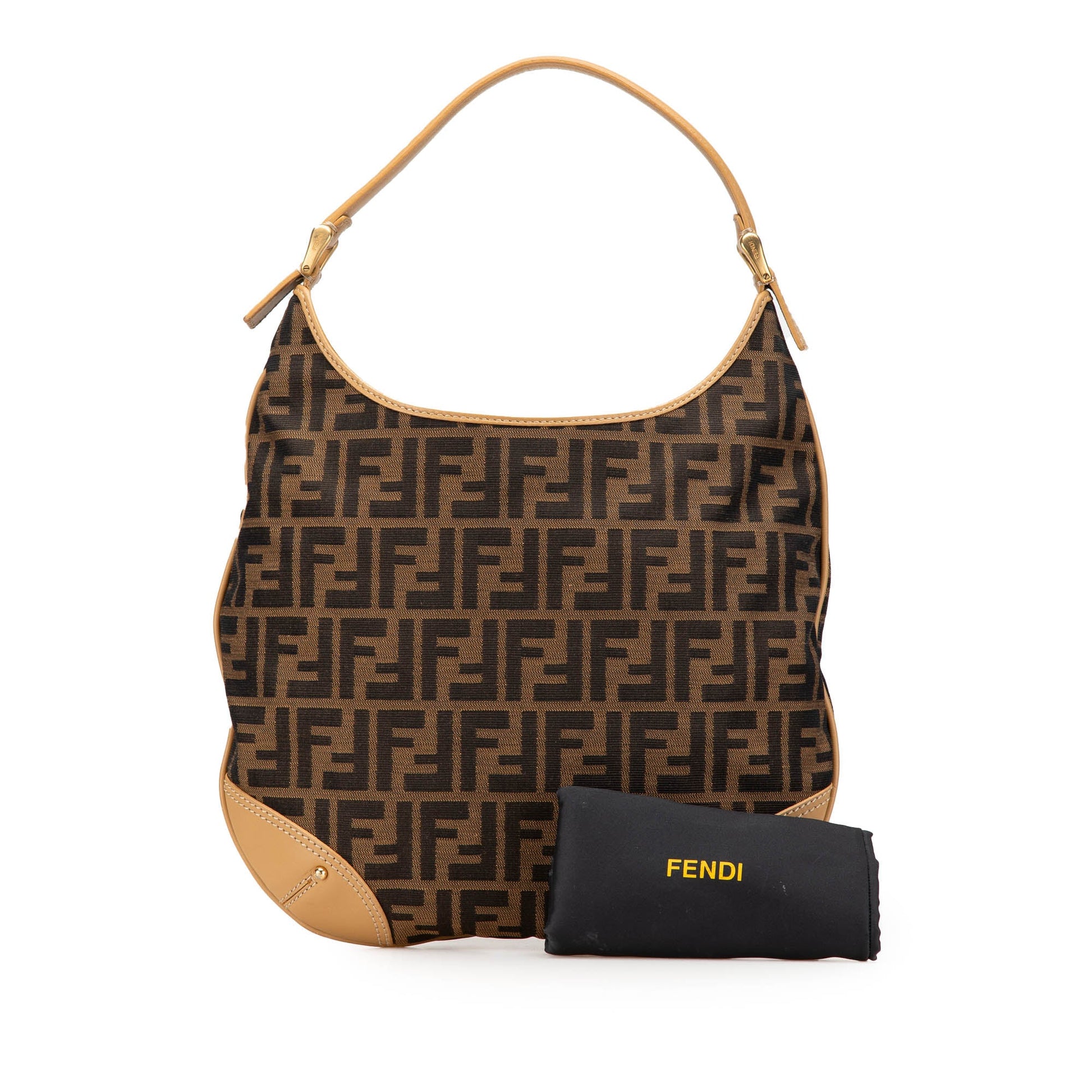 Fendi Zucca Canvas Hobo
