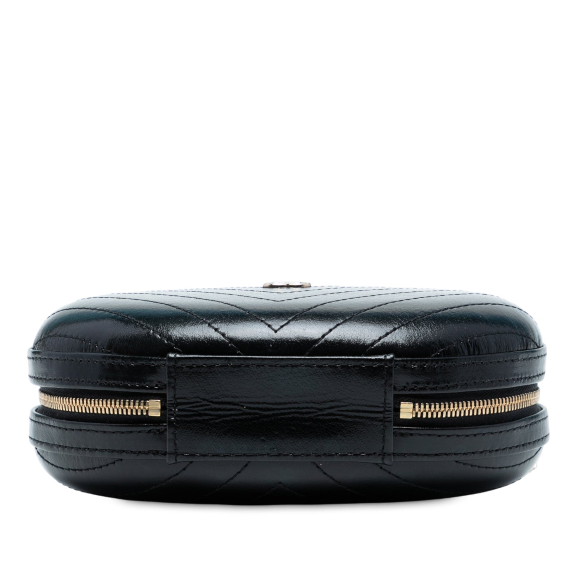 Chanel Chevron Stitched Calfskin La Pausa Evening Bag