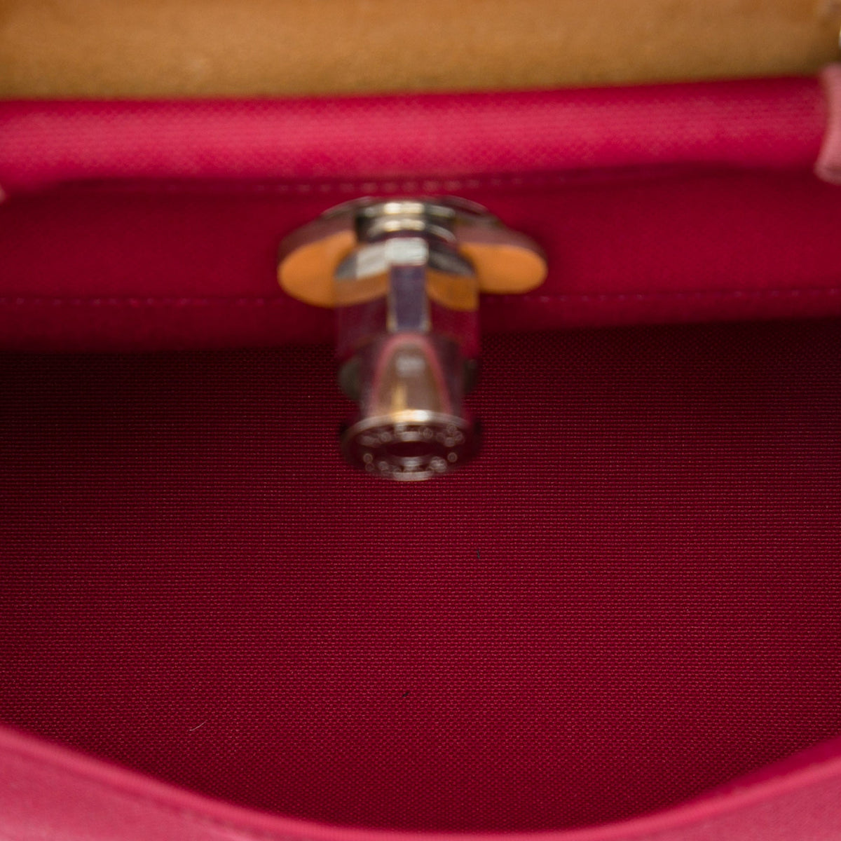 Hermès Toile Herbag Zip 31 — Red