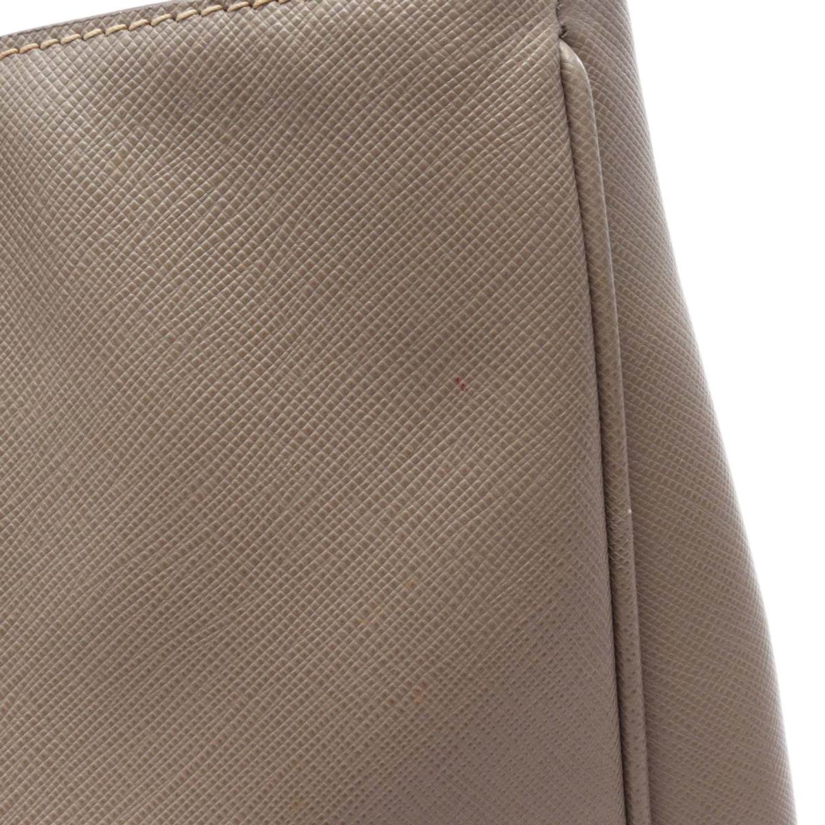 Prada Saffiano Galleria Satchel — Beige