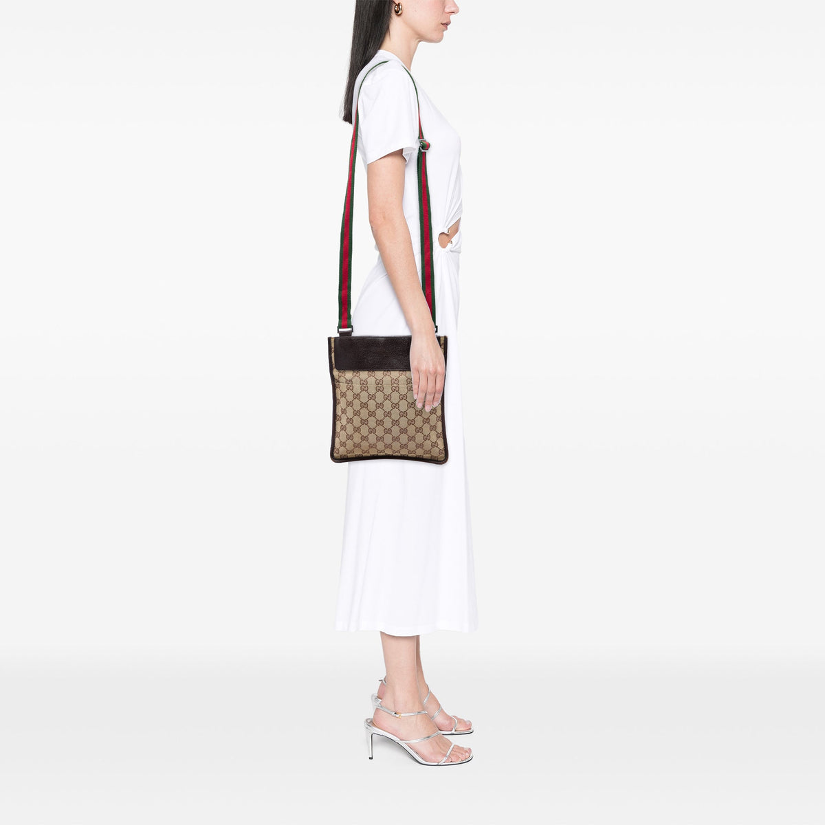 Gucci GG Canvas Web Crossbody
