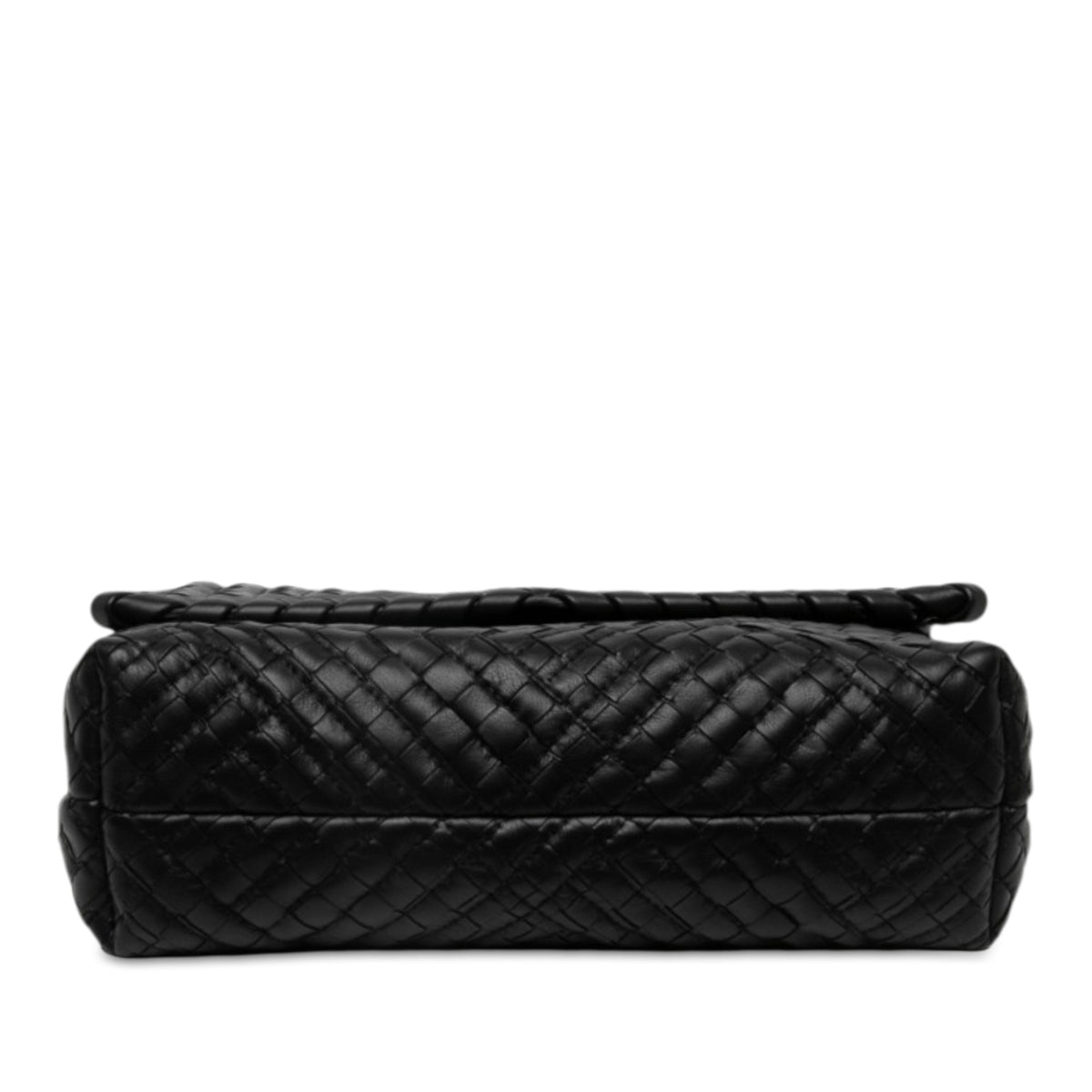 Bottega Veneta Small Nappa Intrecciato Boutis Olimpia Shoulder Bag — Black