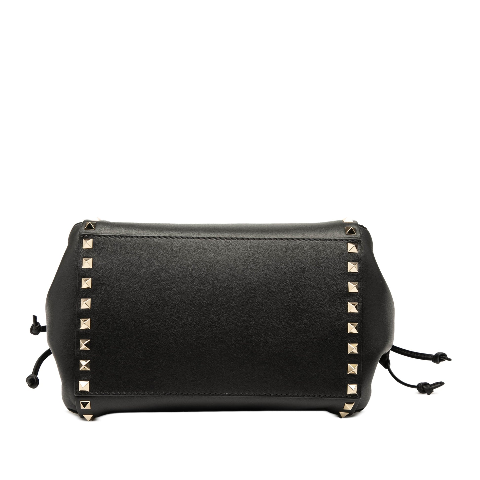 Valentino Leather Rockstud Drawstring Tote
