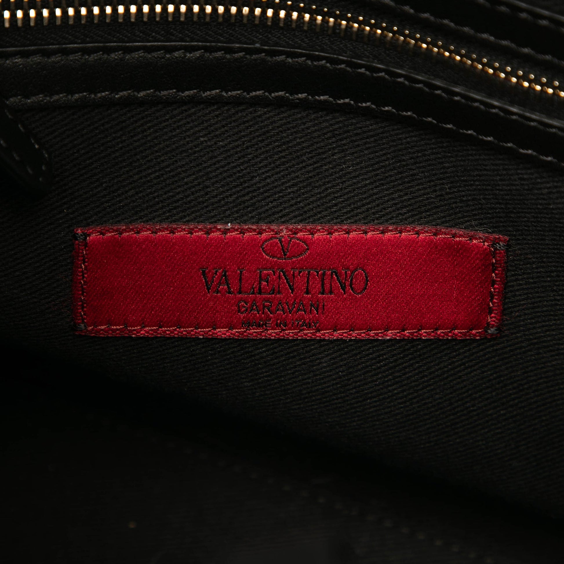 Valentino Leather Rockstud Drawstring Tote