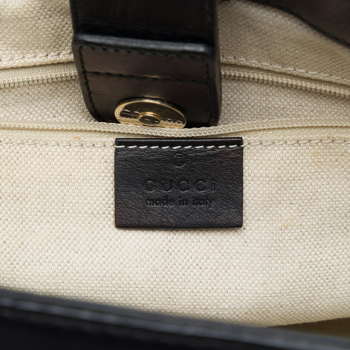 Gucci Guccissima Sukey Tote — Black