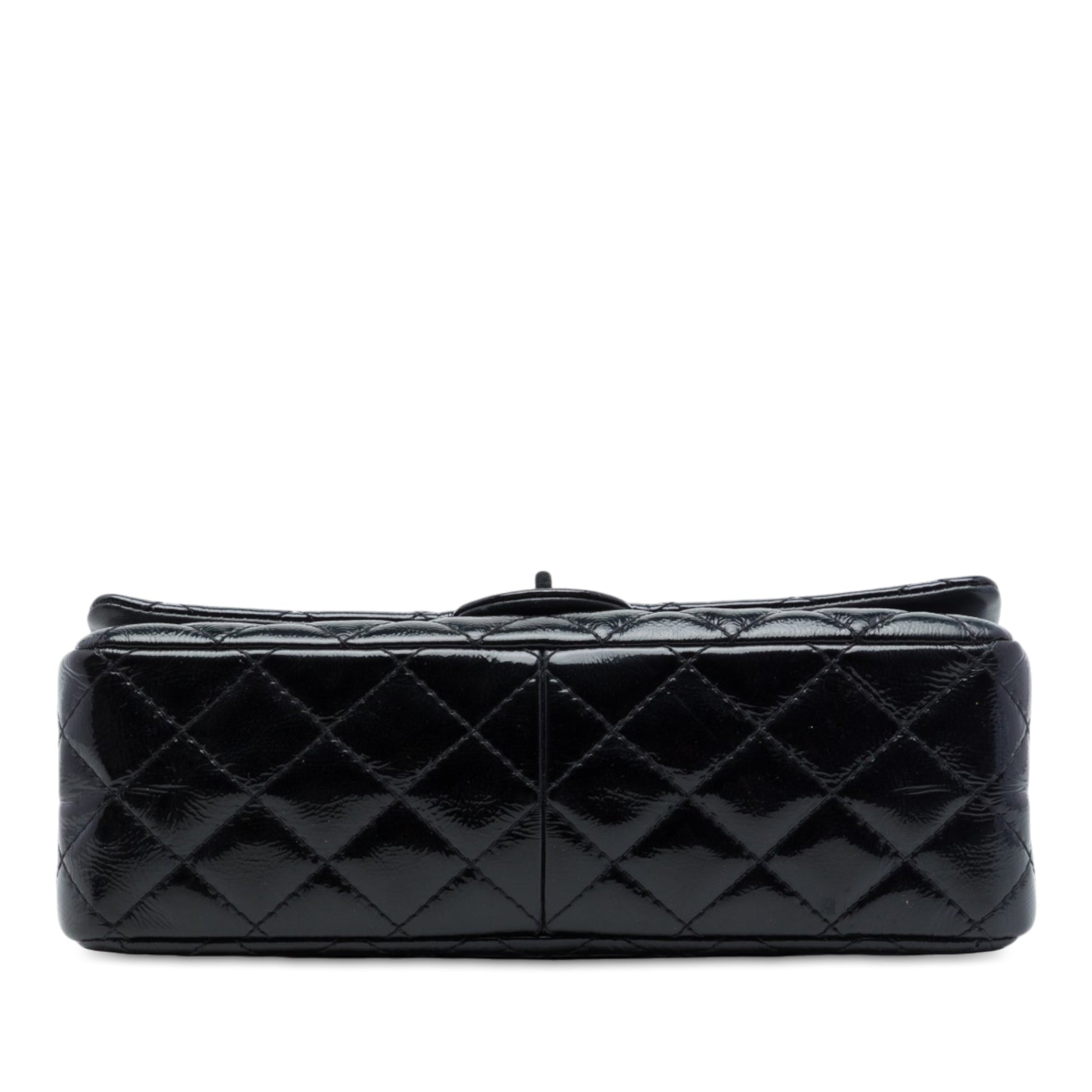 Chanel Quilted Crinkled Patent Reissue 2.55 Double Flap 226