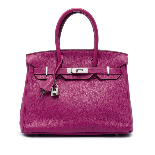 Hermès Clemence Birkin Retourne 30