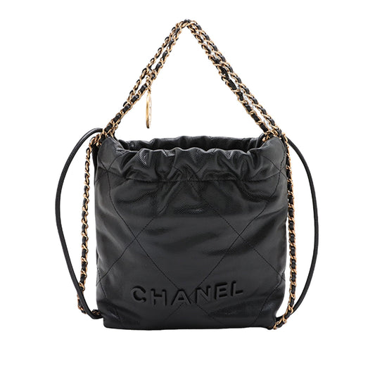 Chanel Mini Shiny Caviar 22 Handbag