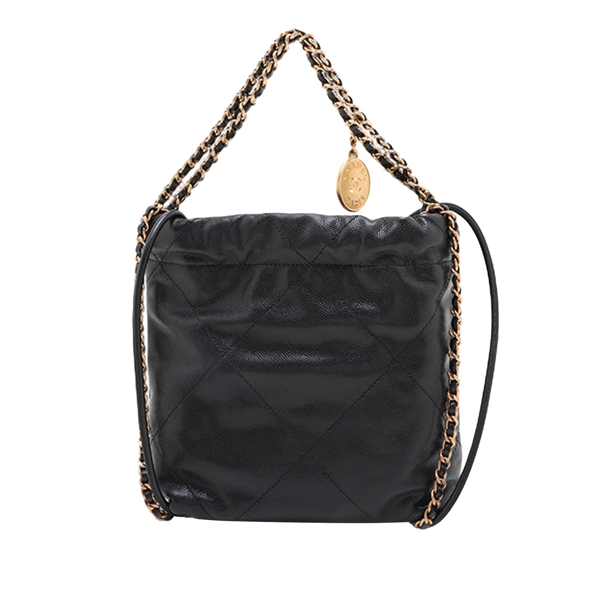 Chanel Mini Shiny Caviar 22 Handbag
