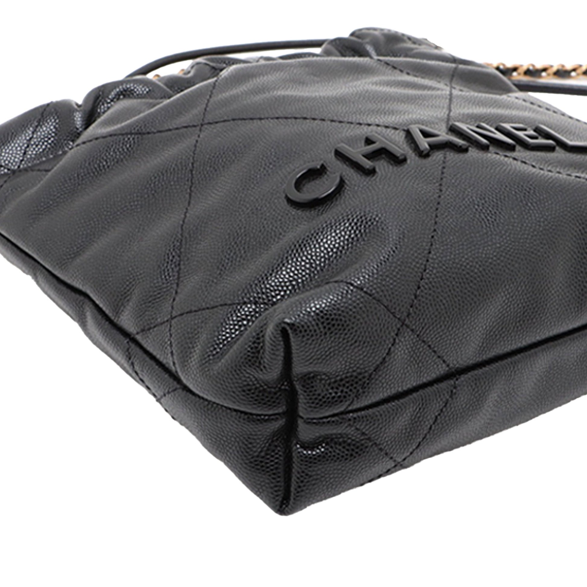 Chanel Mini Shiny Caviar 22 Handbag