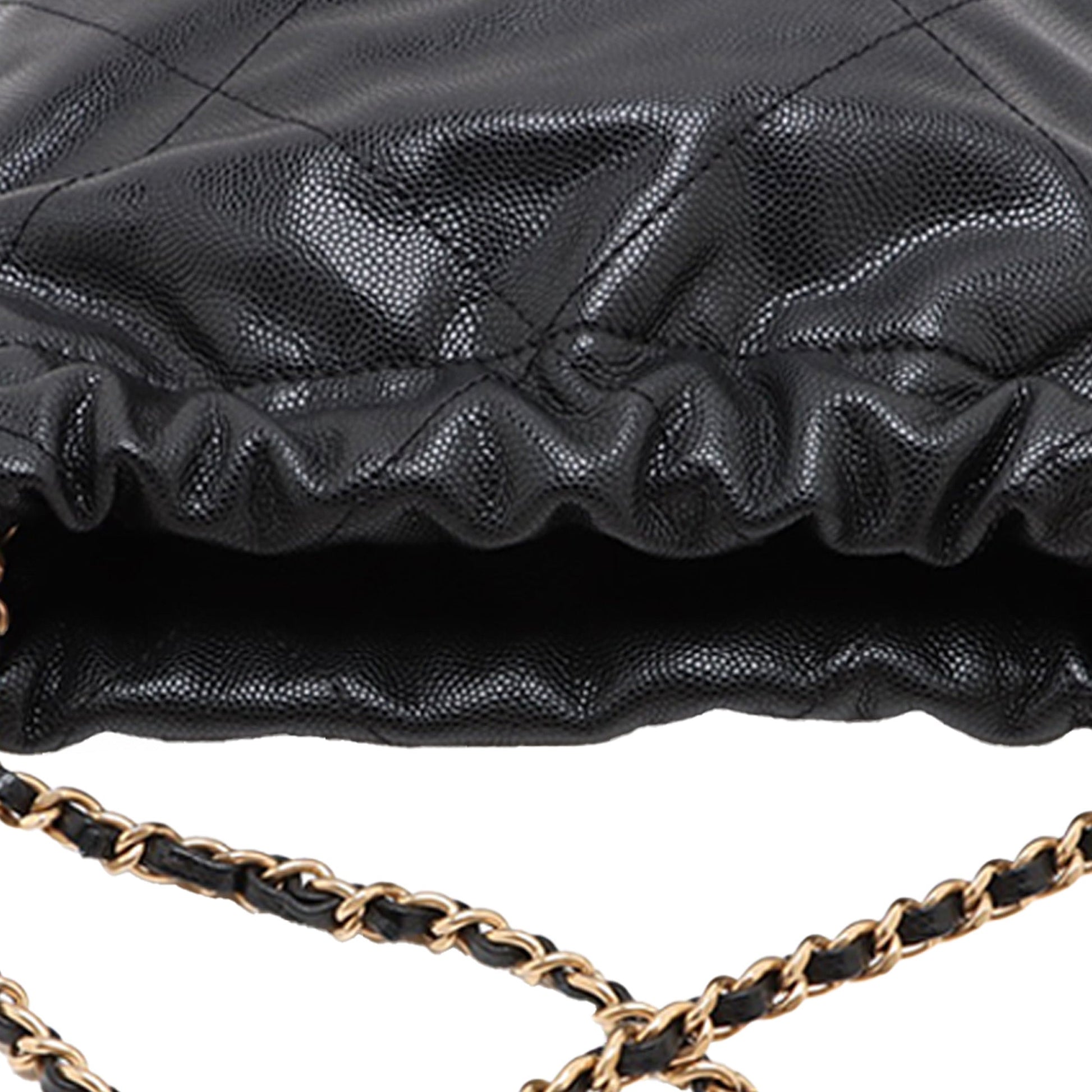 Chanel Mini Shiny Caviar 22 Handbag