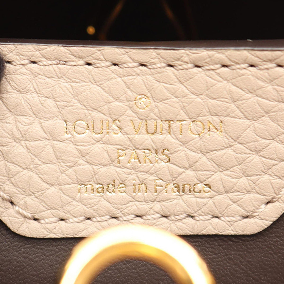 Louis Vuitton Taurillon Capucines PM — Beige