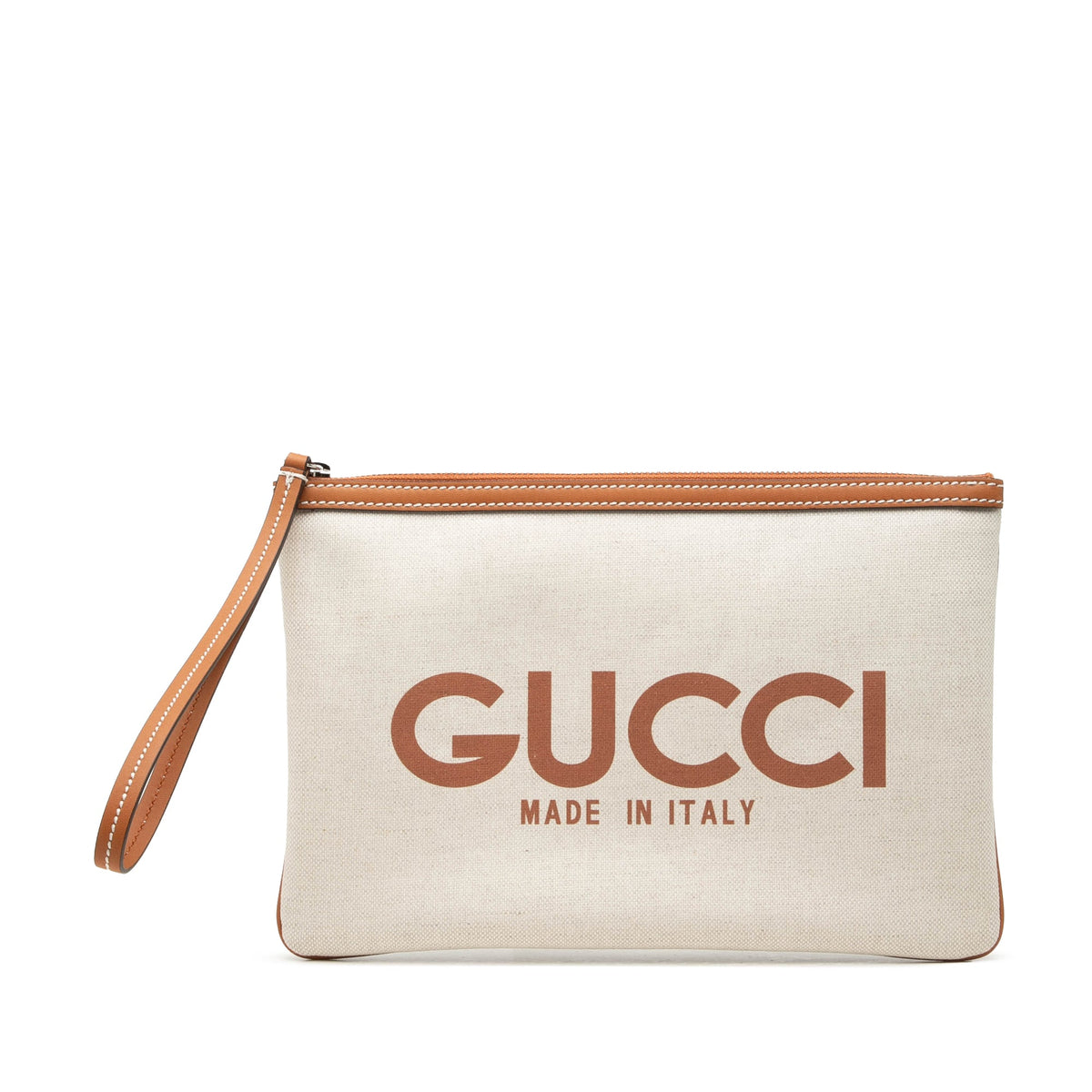 Gucci Canvas Logo Clutch