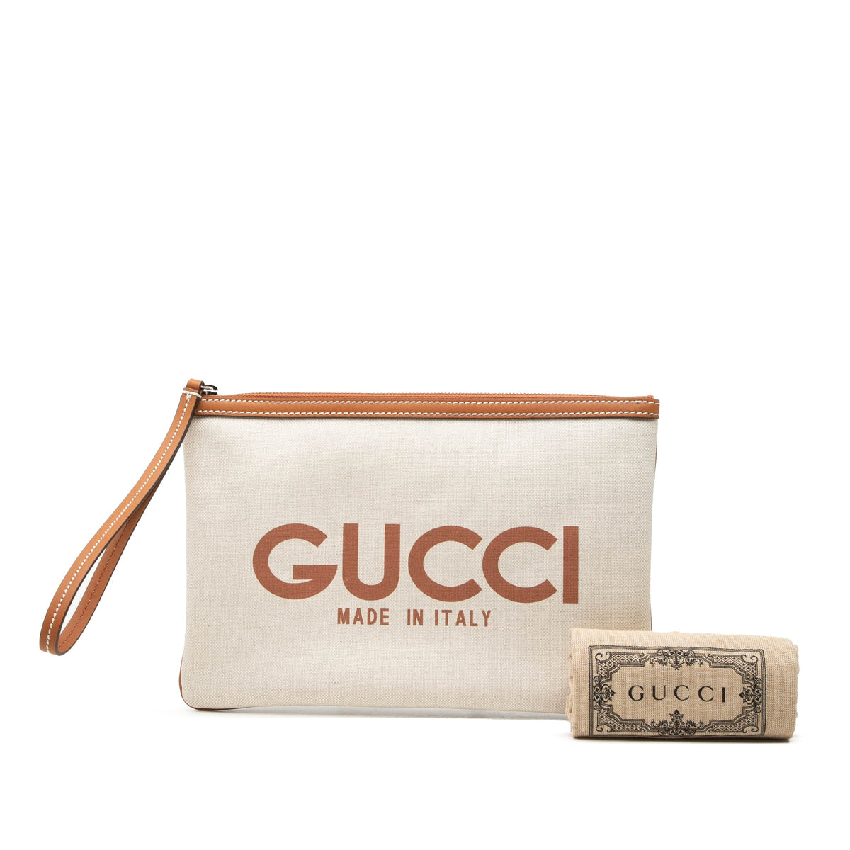 Gucci Canvas Logo Clutch