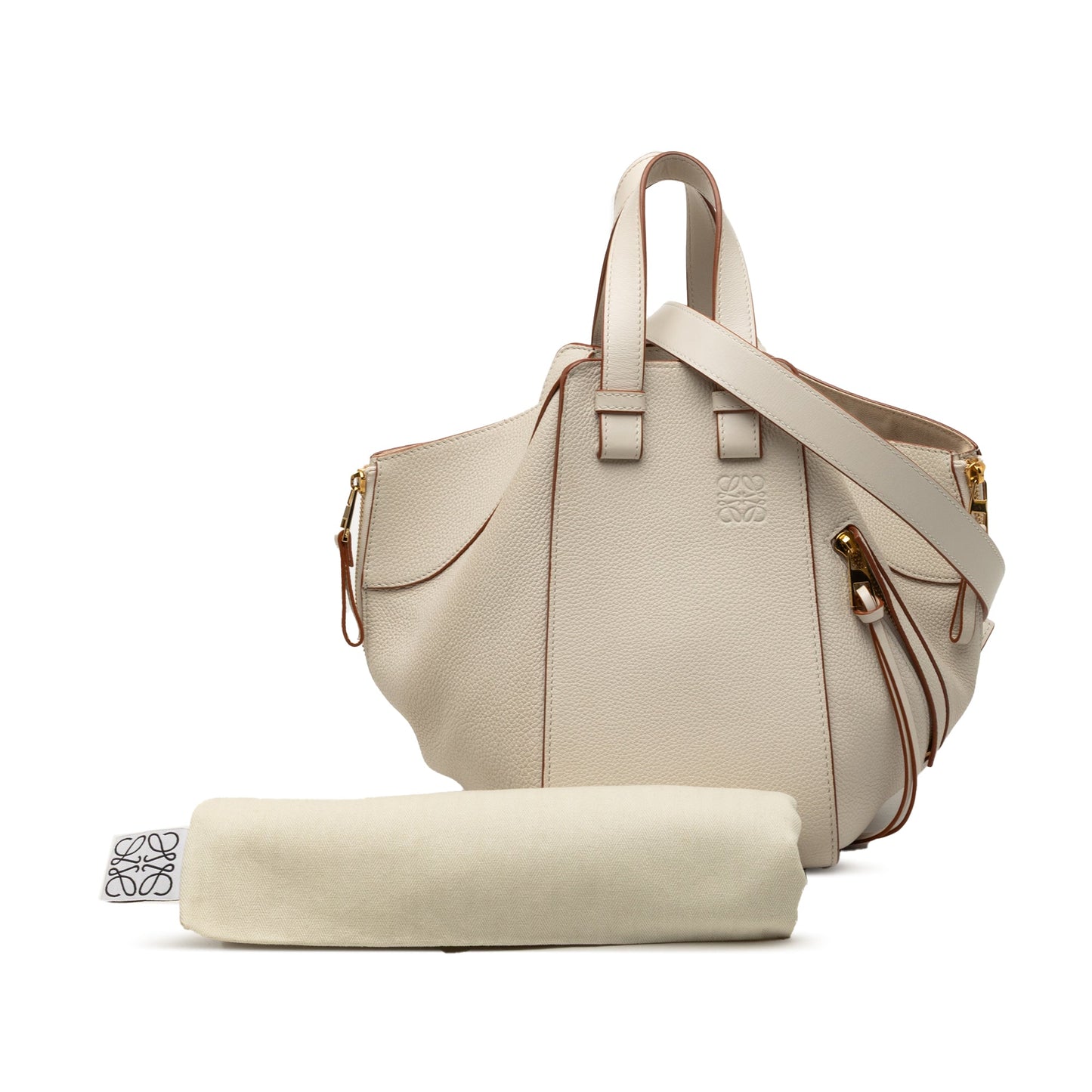 Medium Grained Calfskin Hammock Satchel