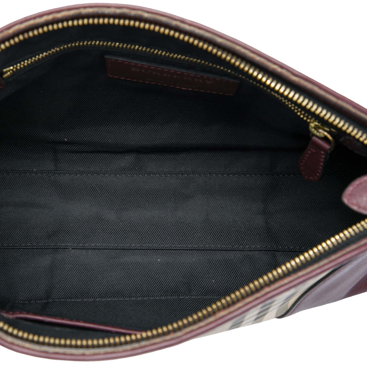 Burberry Haymarket Check Coated Canvas Chichester Crossbody — Beige