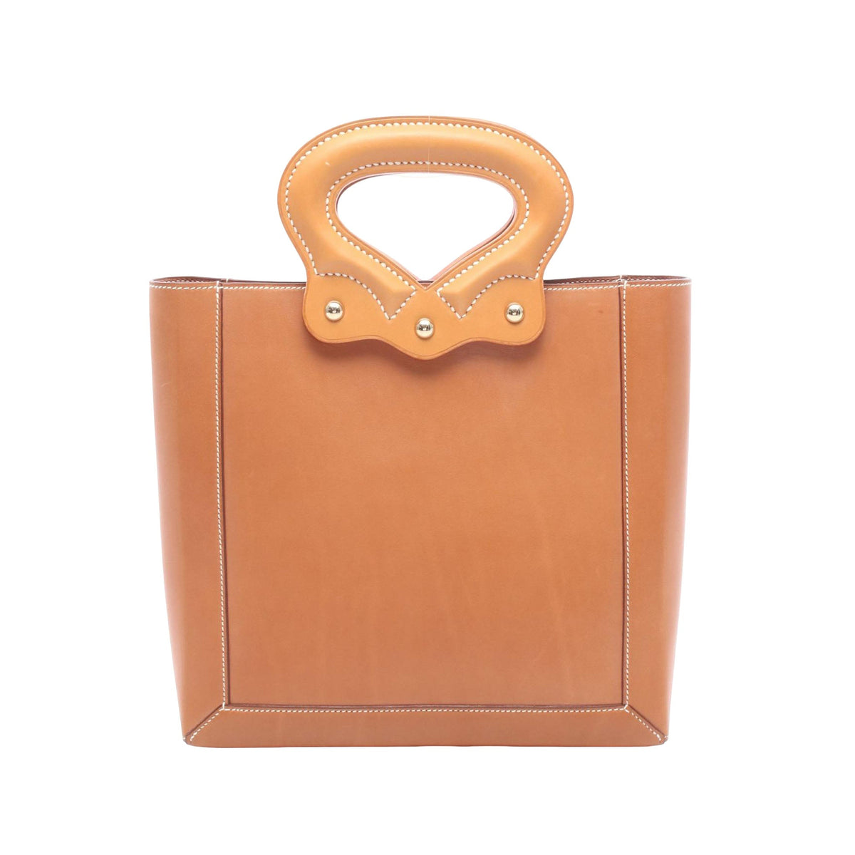 Hermès Leather Handbag — Brown