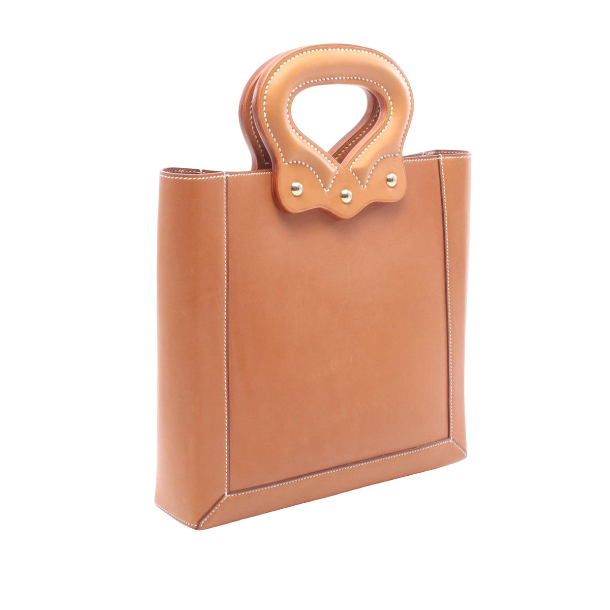 Hermès Leather Handbag — Brown