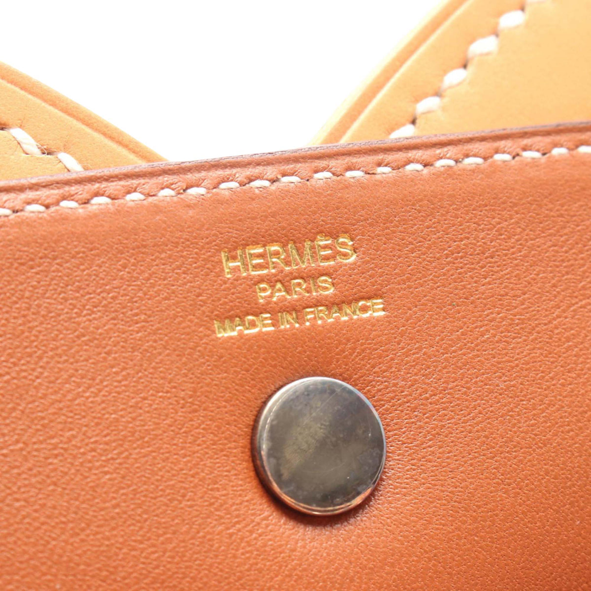 Hermès Leather Handbag — Brown