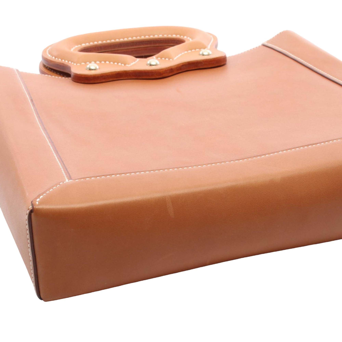 Hermès Leather Handbag — Brown