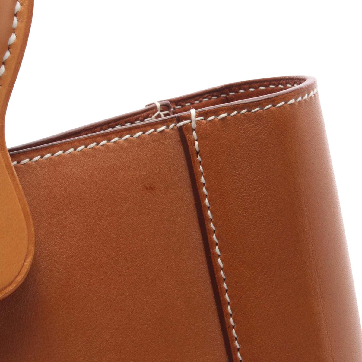 Hermès Leather Handbag — Brown