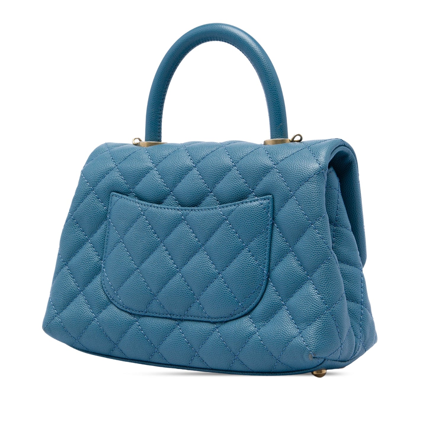 Chanel Mini Caviar Coco Top Handle Bag