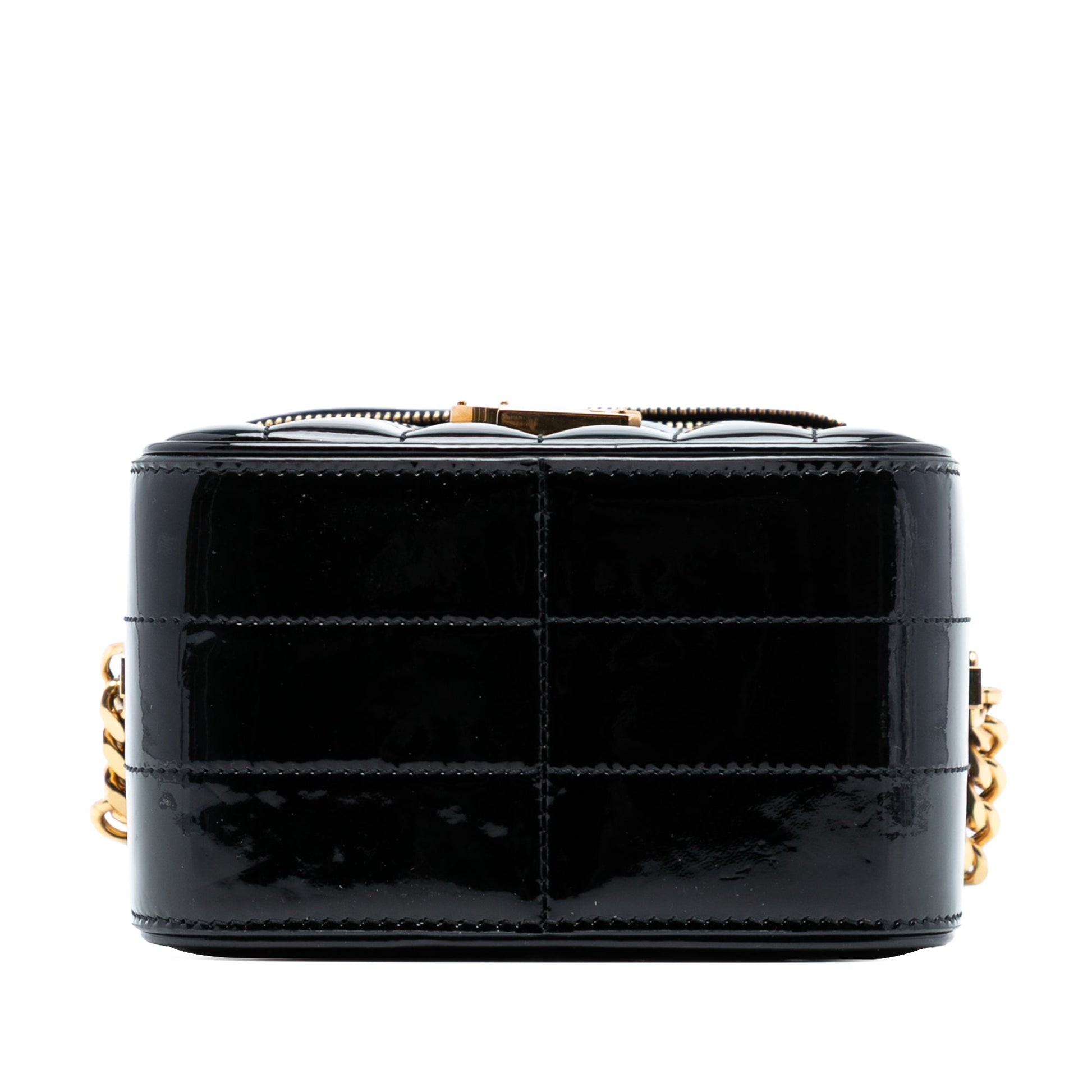 Saint Laurent Patent Vicky Vanity Bag