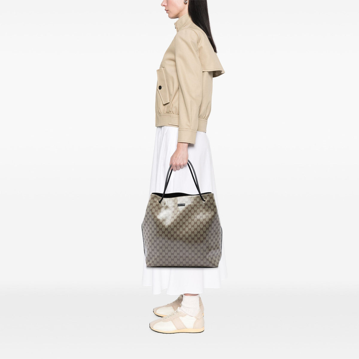 Gucci Large GG Crystal Gifford Tote