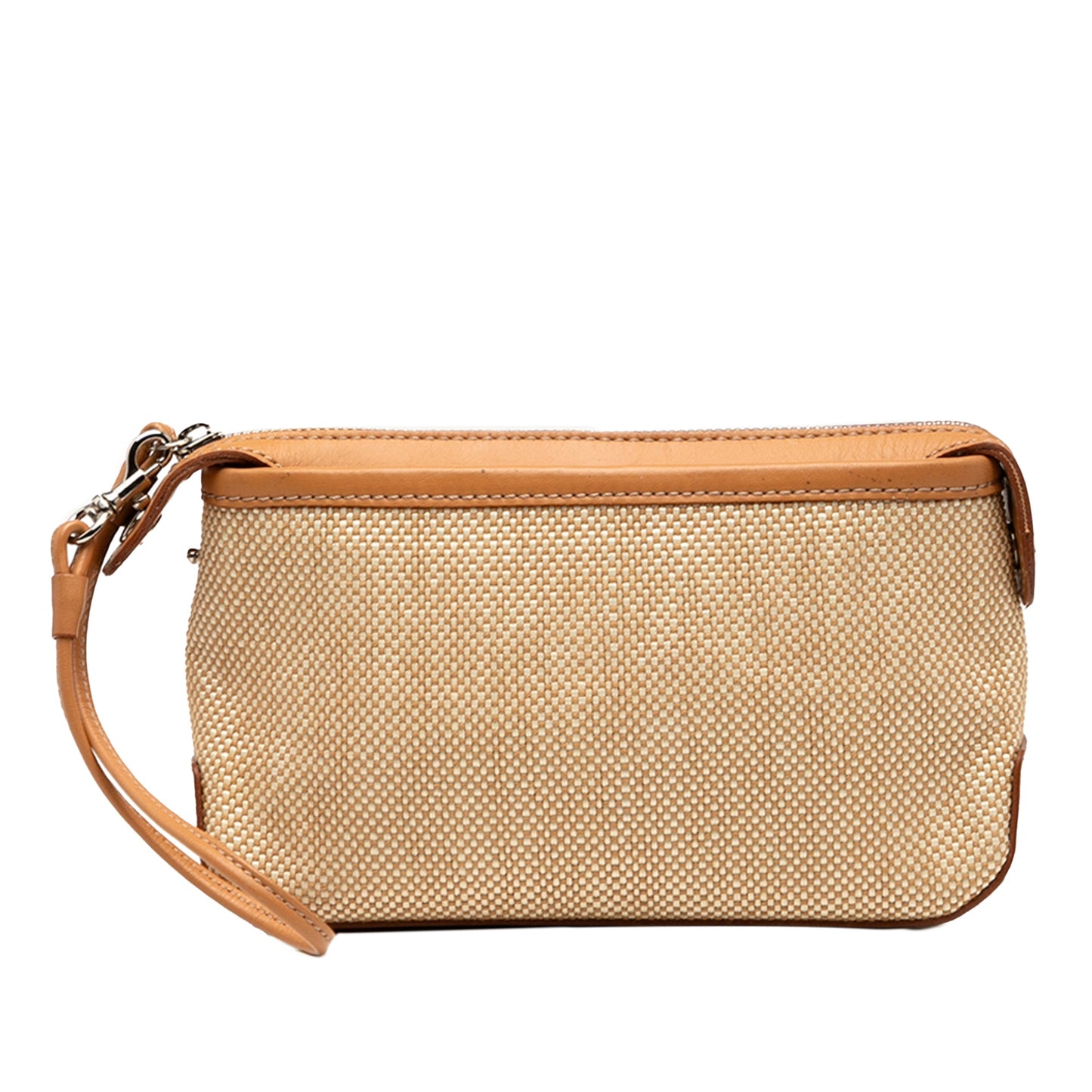 Burberry Canvas Wristlet Clutch