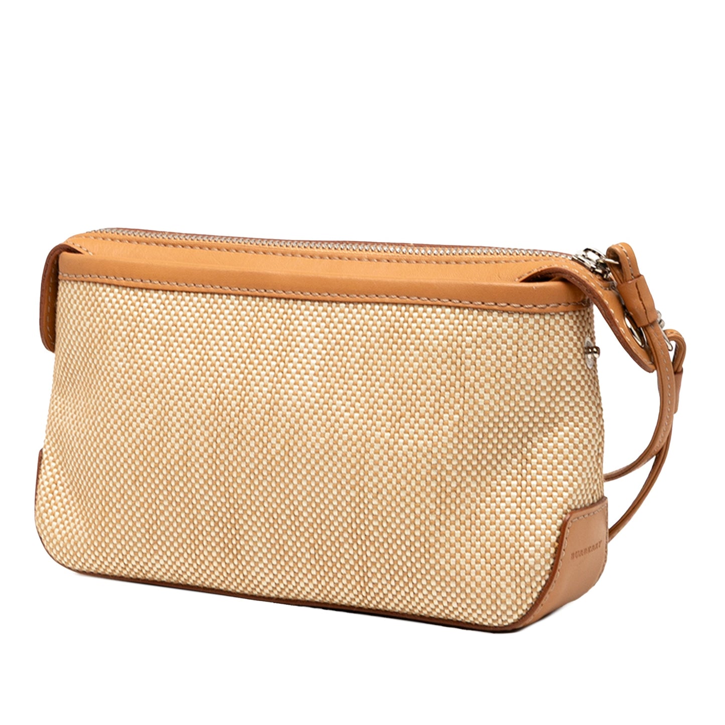 Burberry Canvas Wristlet Clutch