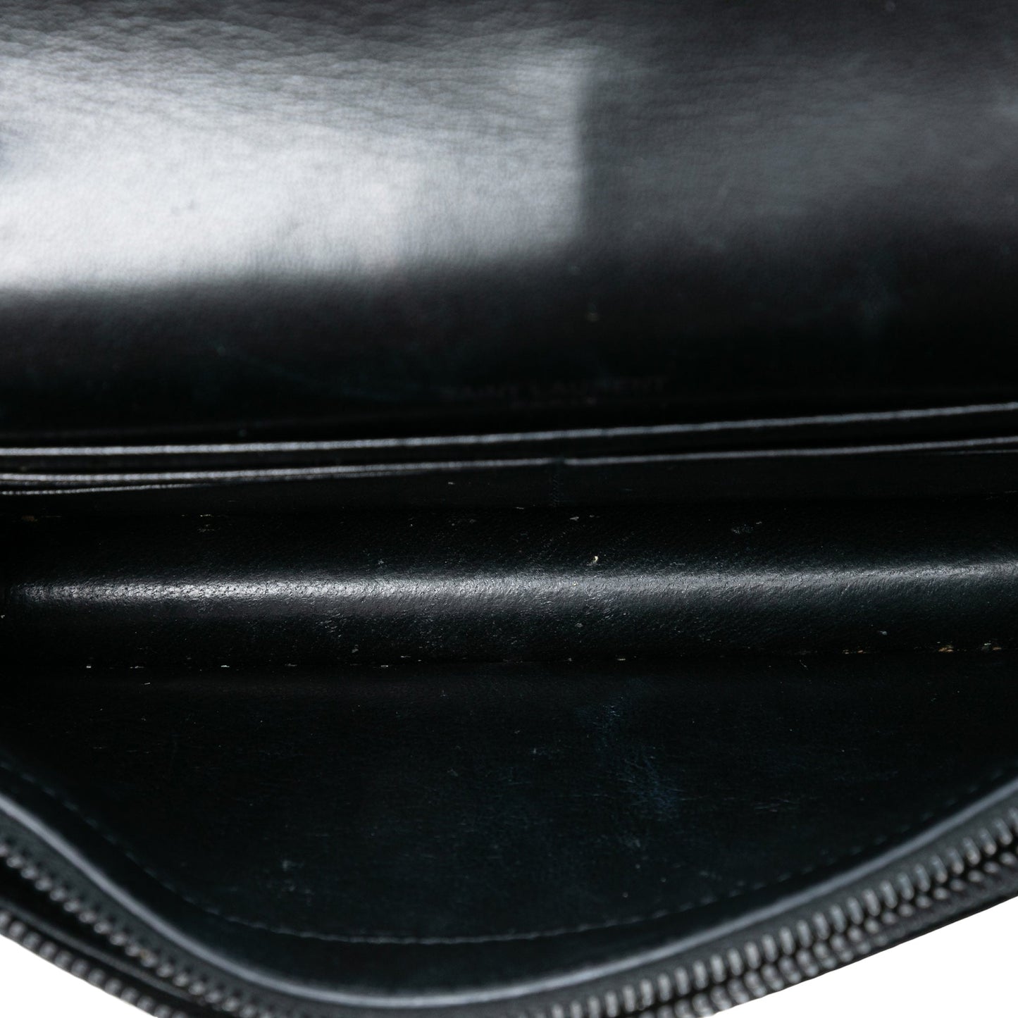 Velvet Crystal Monogram Kate Tassel Wallet on Chain