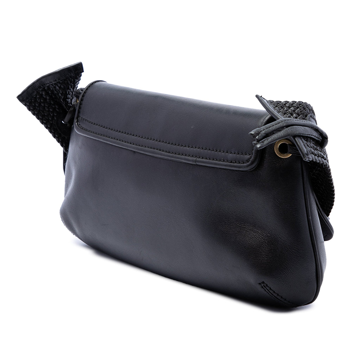 Gucci Calfskin Shoulder Bag — Black