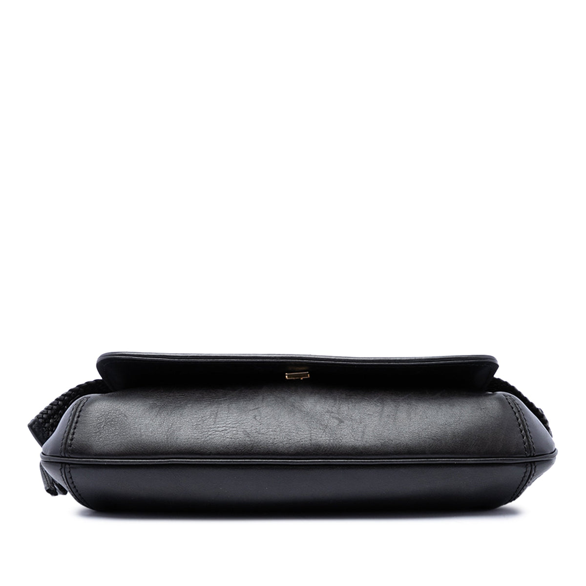 Gucci Calfskin Shoulder Bag — Black