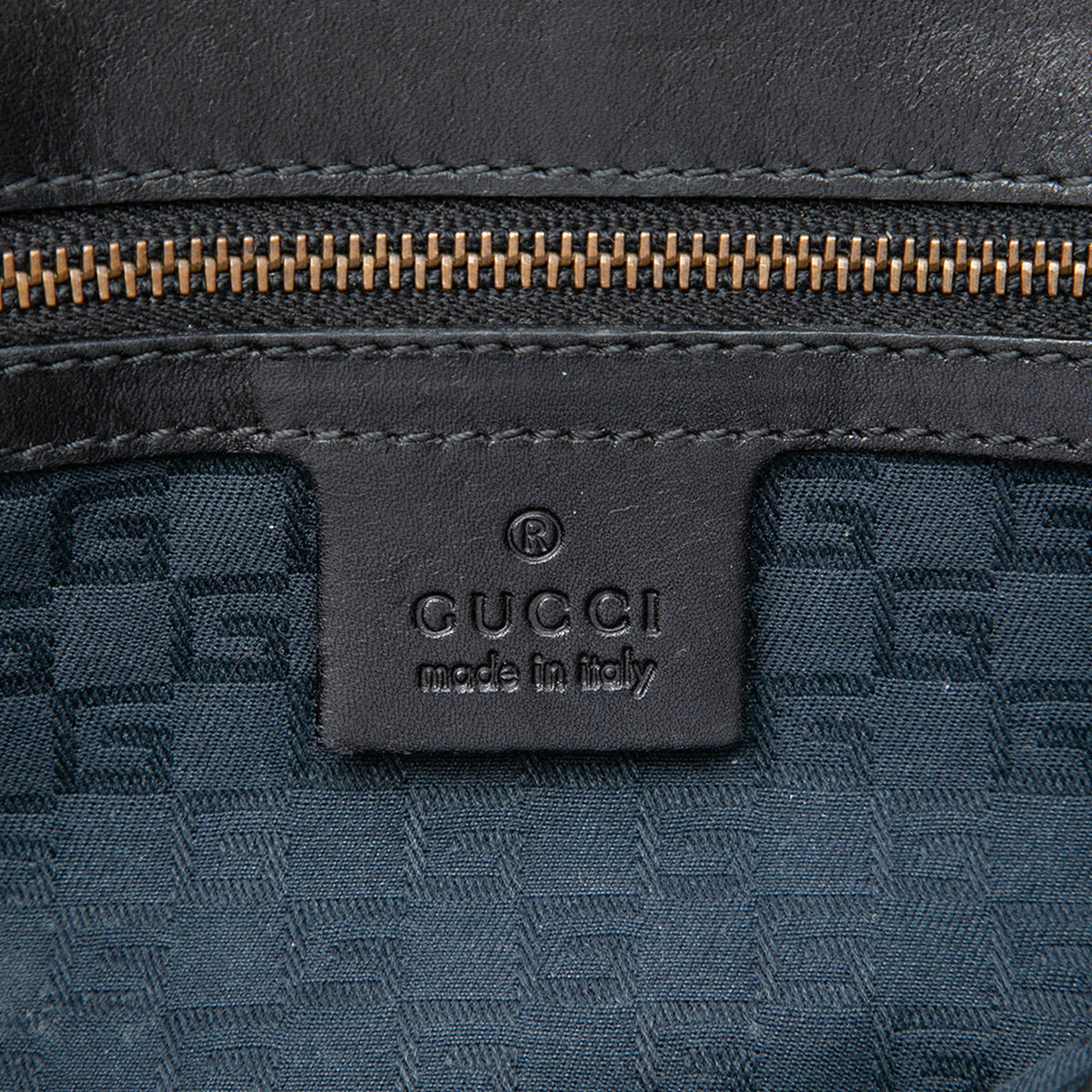Gucci Calfskin Shoulder Bag — Black