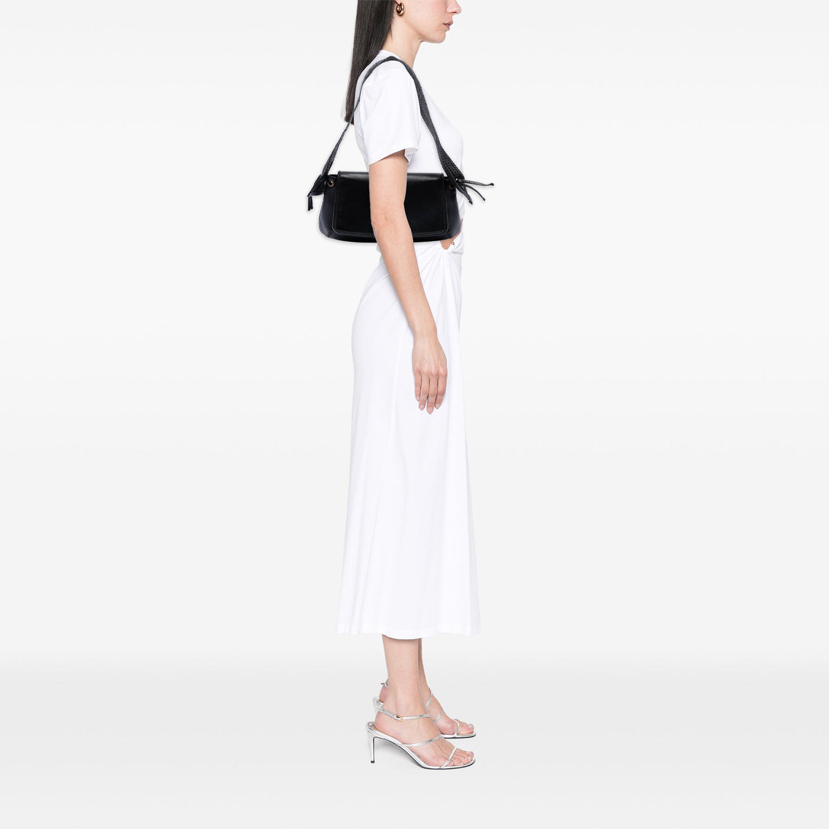Gucci Calfskin Shoulder Bag — Black