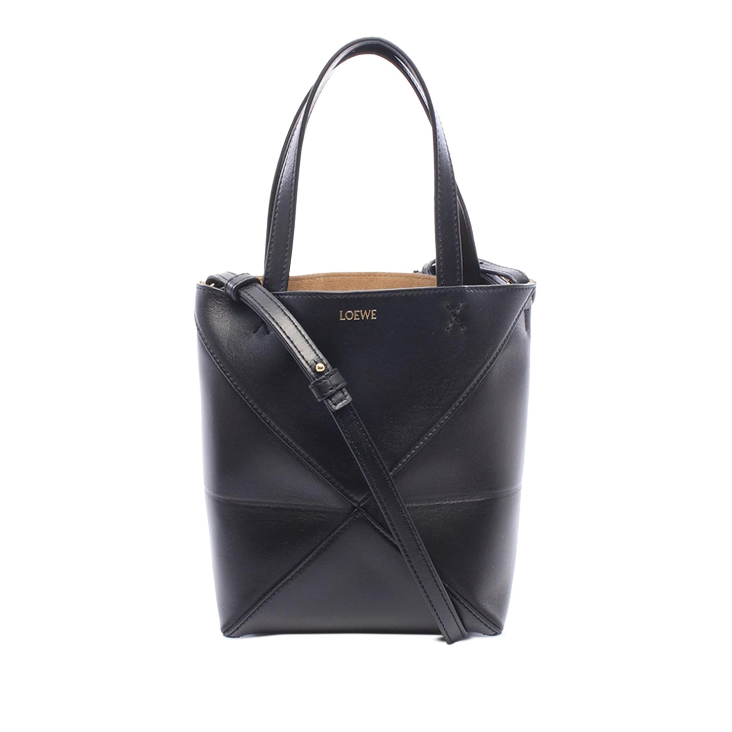 LOEWE Mini Calfskin Puzzle Fold Tote