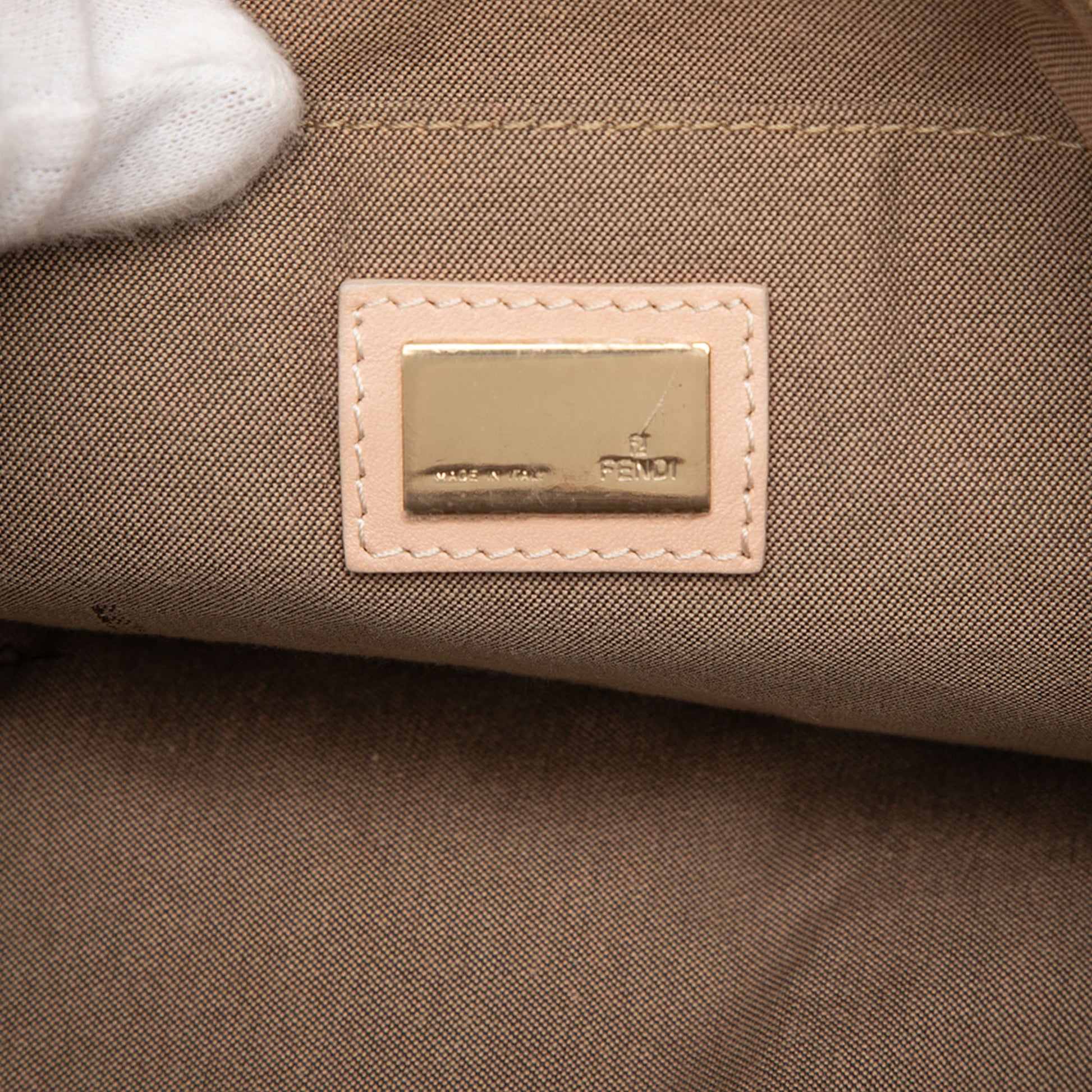 Fendi Zucchino Canvas Pochette