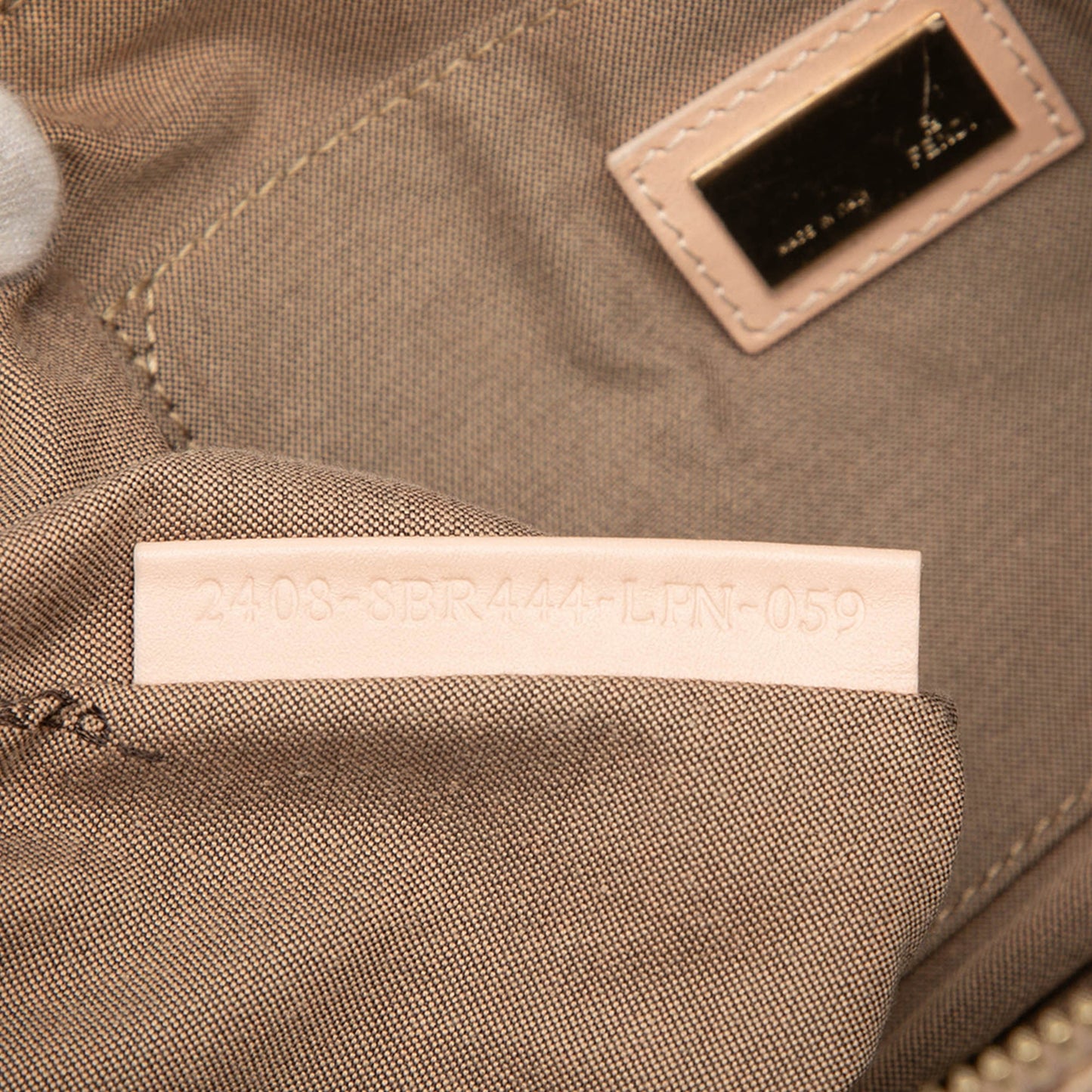 Fendi Zucchino Canvas Pochette
