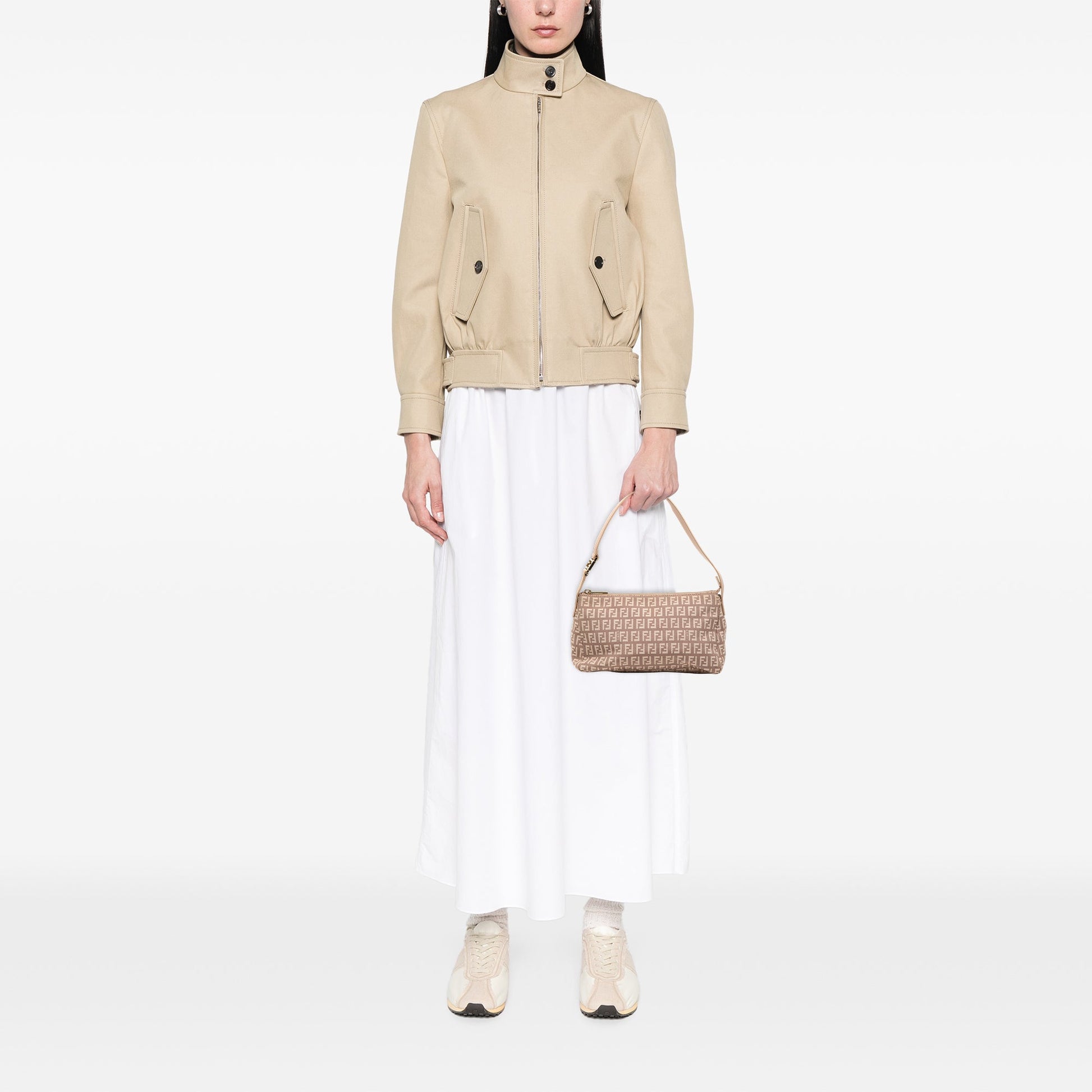 Fendi Zucchino Canvas Pochette