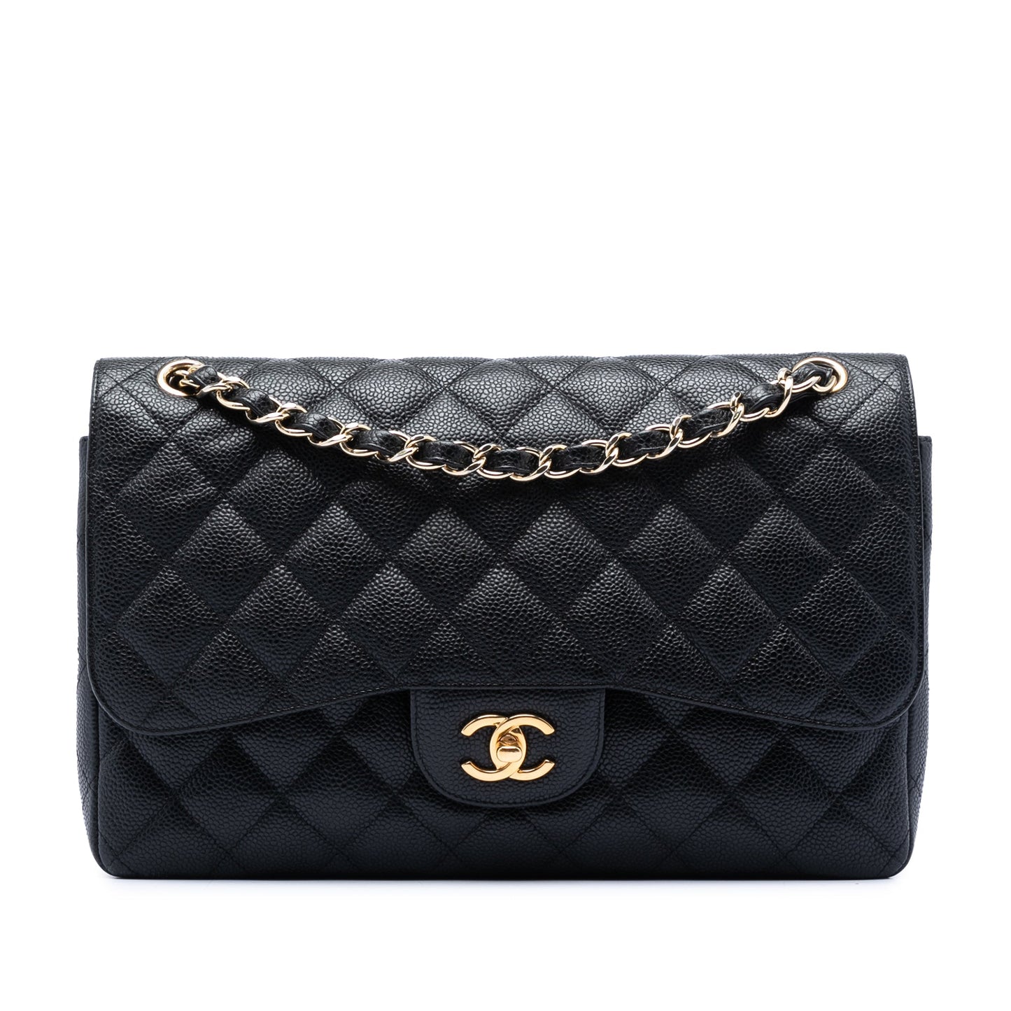 Chanel Jumbo Classic Caviar Double Flap