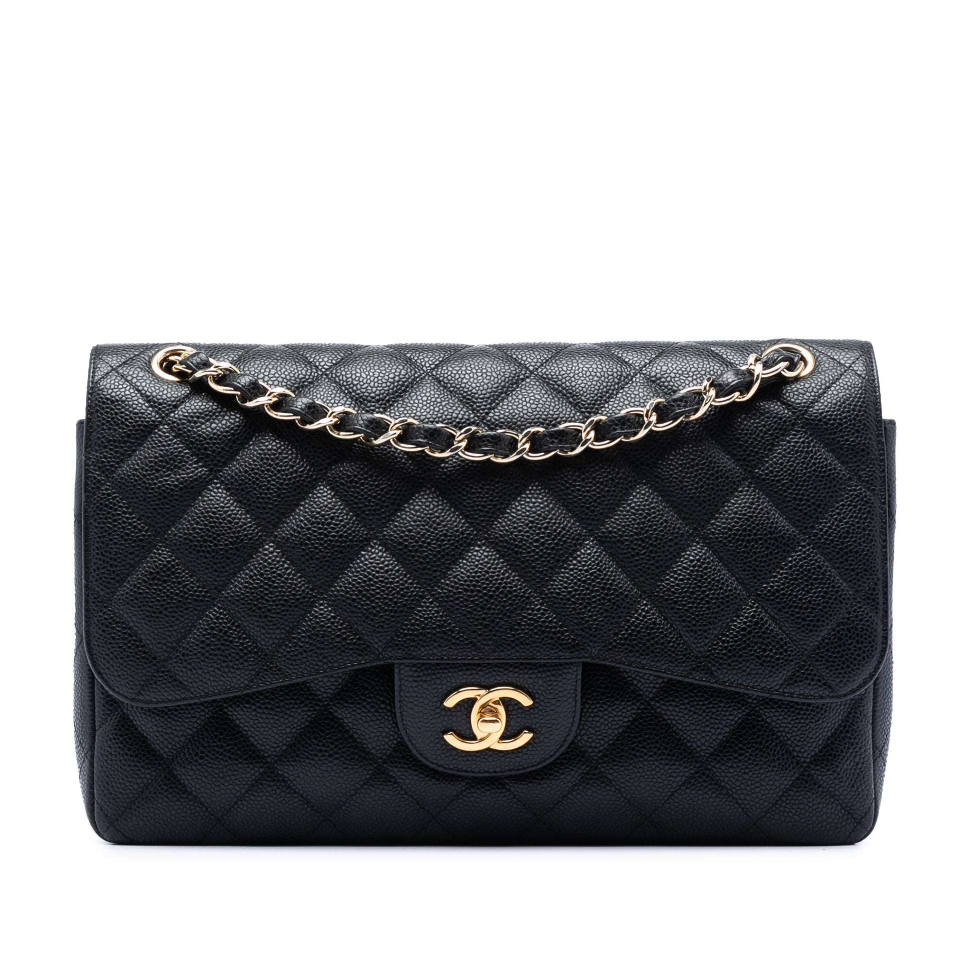 Chanel Jumbo Classic Caviar Double Flap
