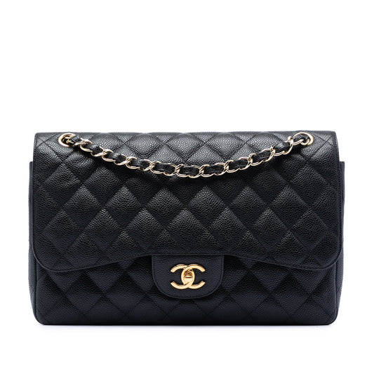 Chanel Jumbo Classic Caviar Double Flap
