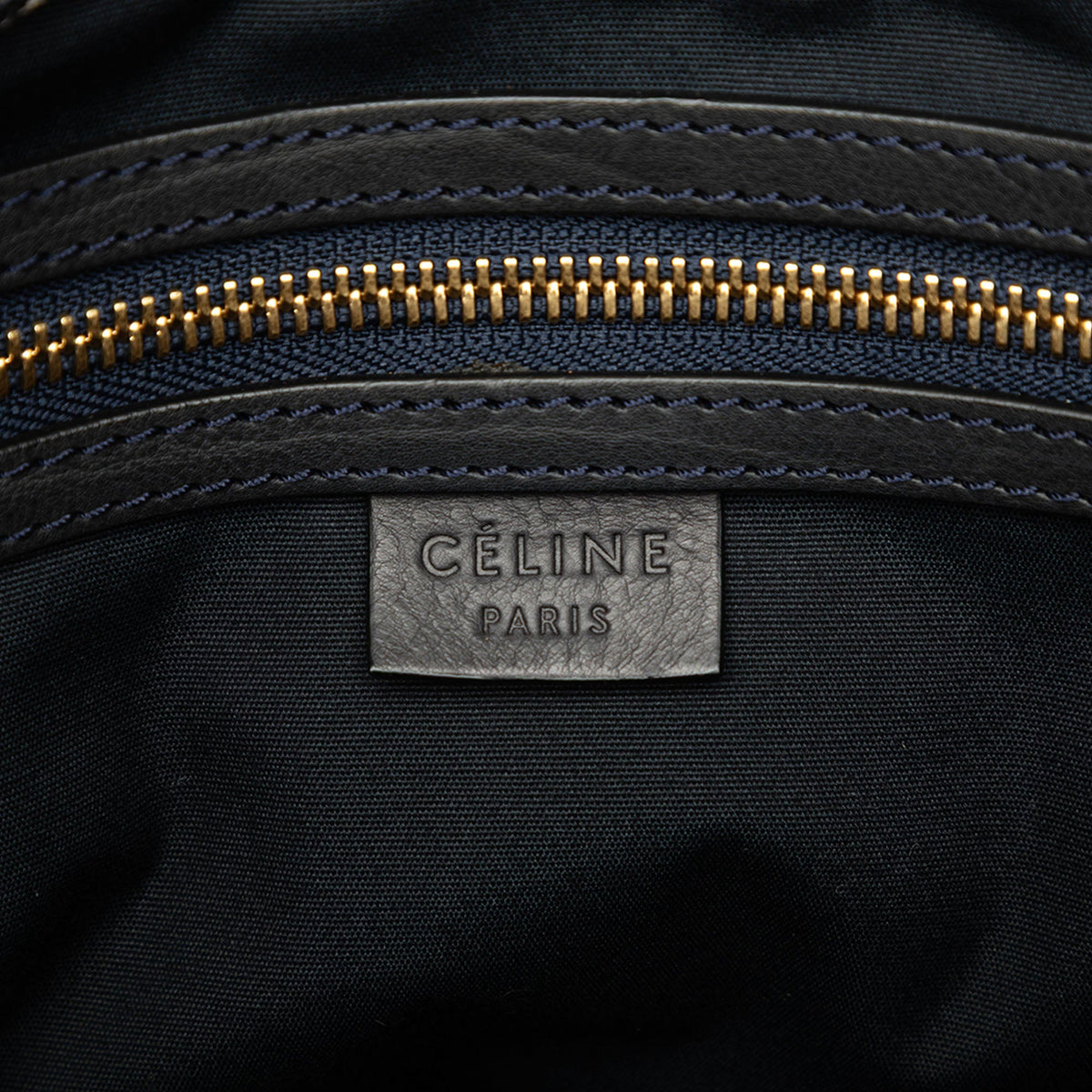Celine Macadam Canvas Vertical Tote — Gray