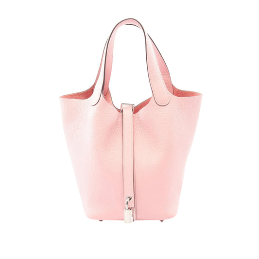 Hermès Clemence Picotin Lock 18 — Pink