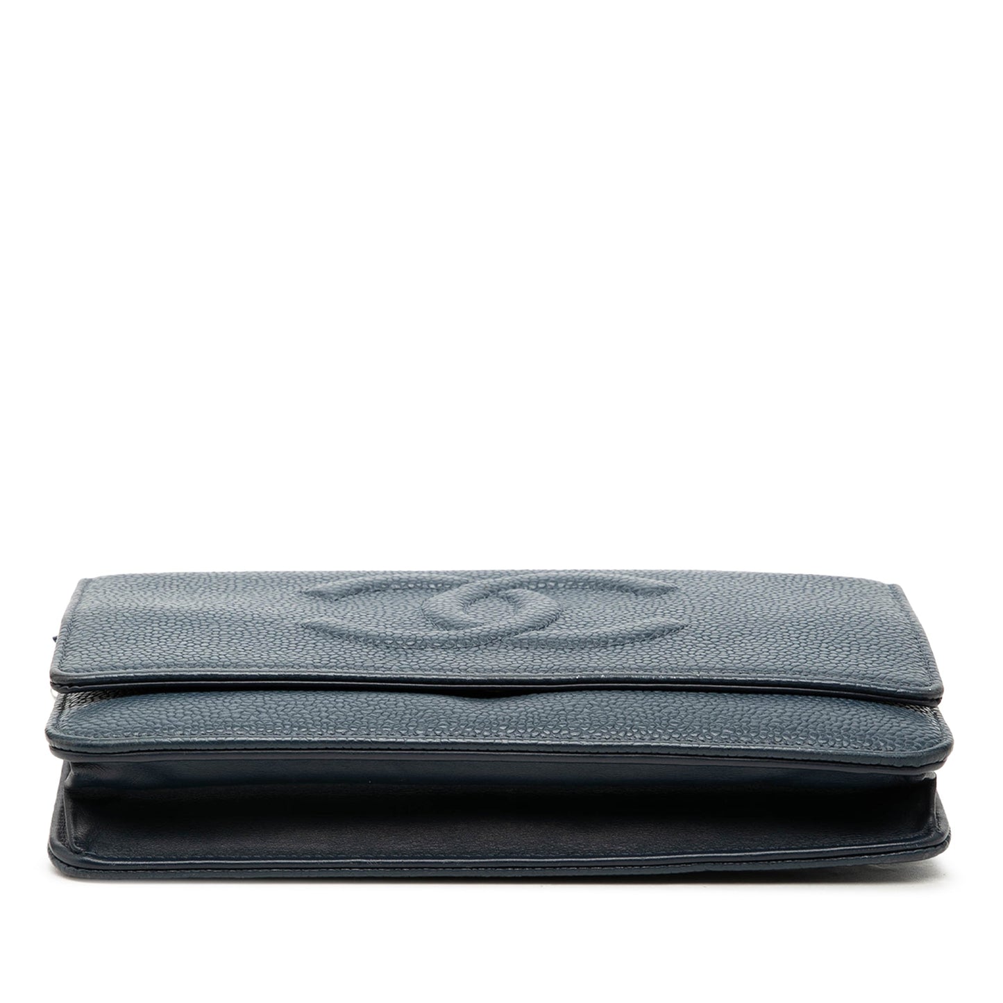 Chanel CC Caviar Wallet On Chain