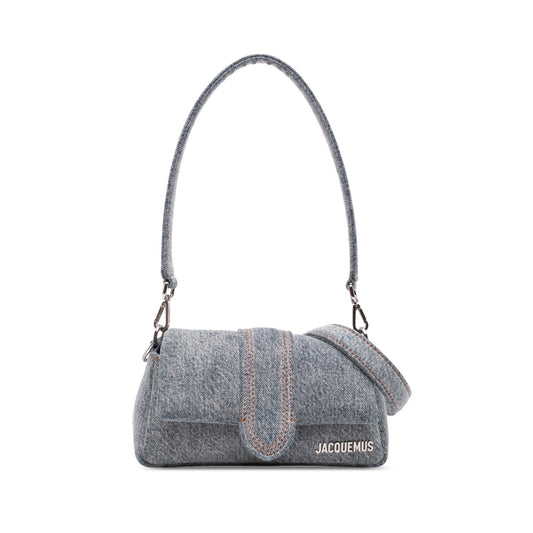 Jacquemus Small Padded Denim Le Bambimou Satchel