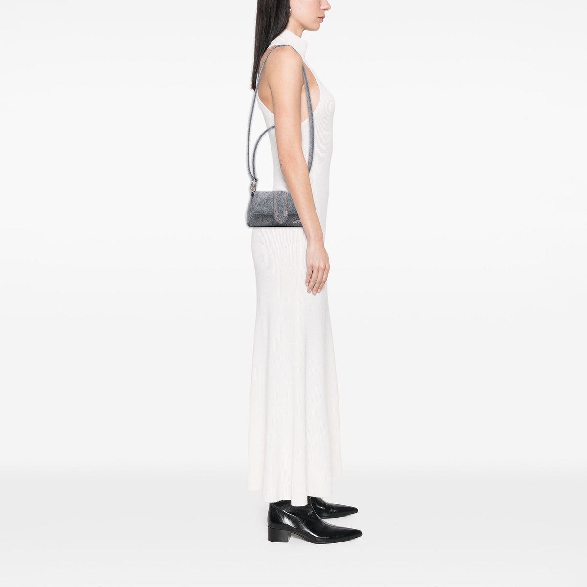 Jacquemus Small Padded Denim Le Bambimou Satchel