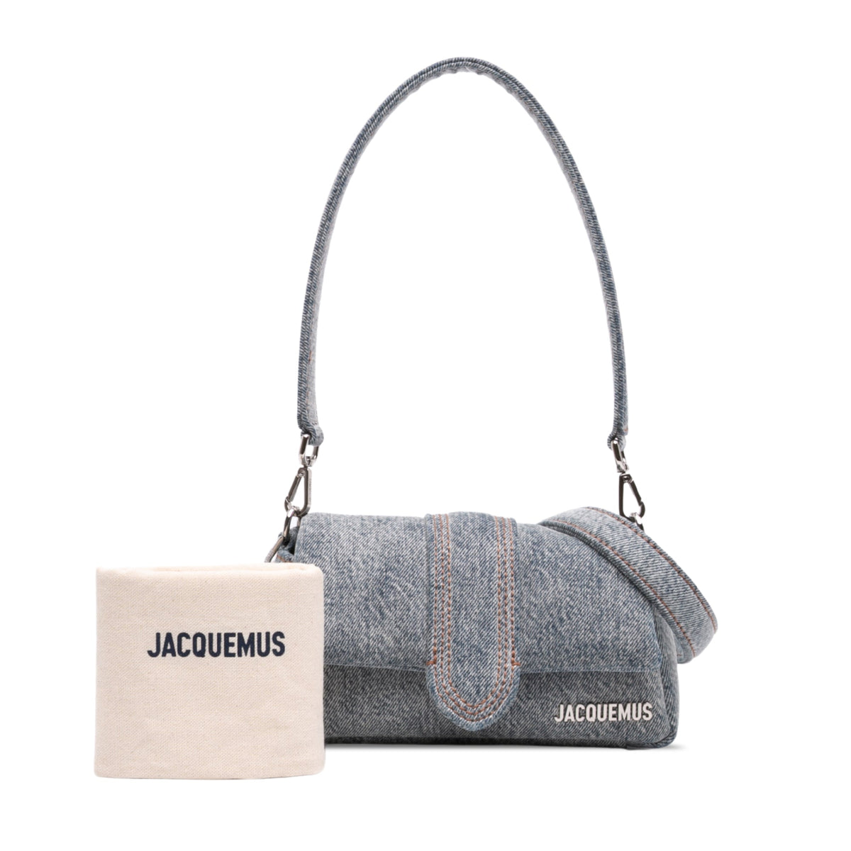Jacquemus Small Padded Denim Le Bambimou Satchel